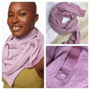 lululemon | Vinyasa Scarf Rulu Heathered Pink OS